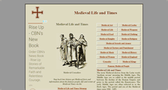 Desktop Screenshot of medieval-life-and-times.info